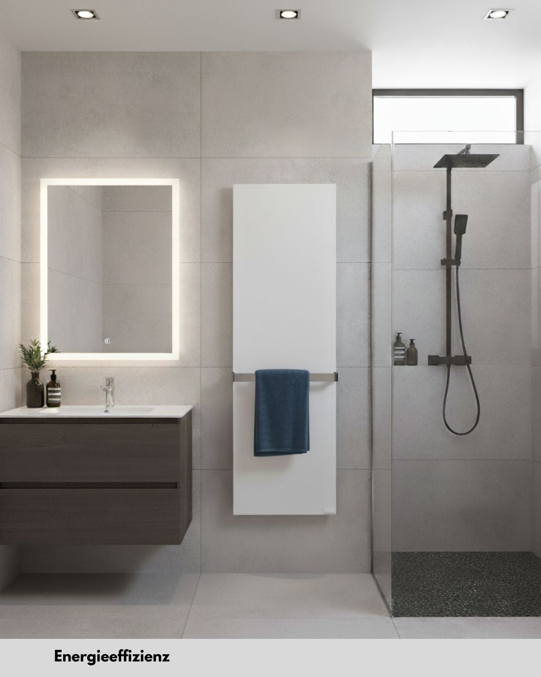 Bath Uno Badezimmerheizung im Modernen Badezimmer 