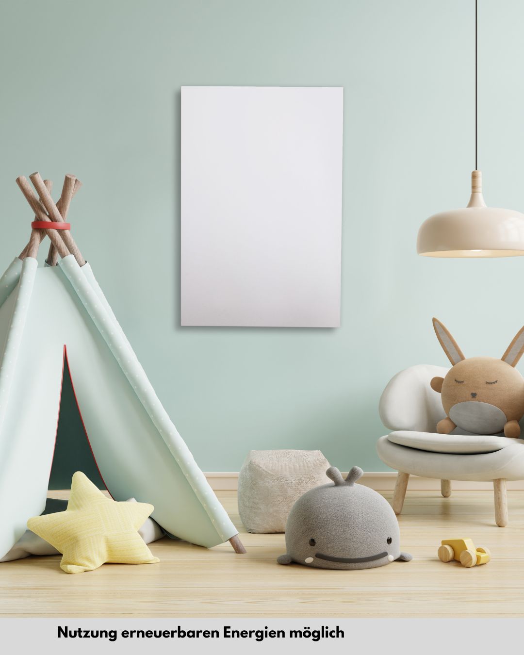 EcoPower Premium Infrarotheizung im Kinderzimmer