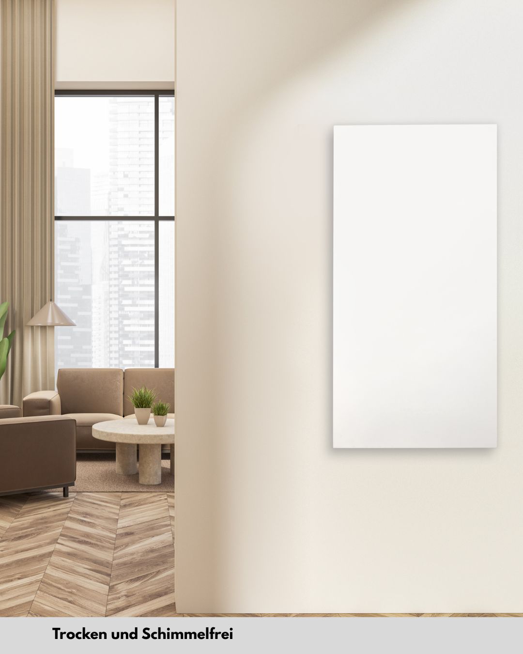 EcoPower Premium Infrarotheizung im Wohnzimmer