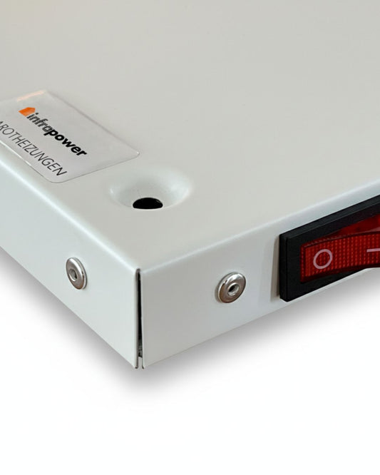 HeatDesk Schreibtischheizung von der Firma Infrapower in der Farbe weiß