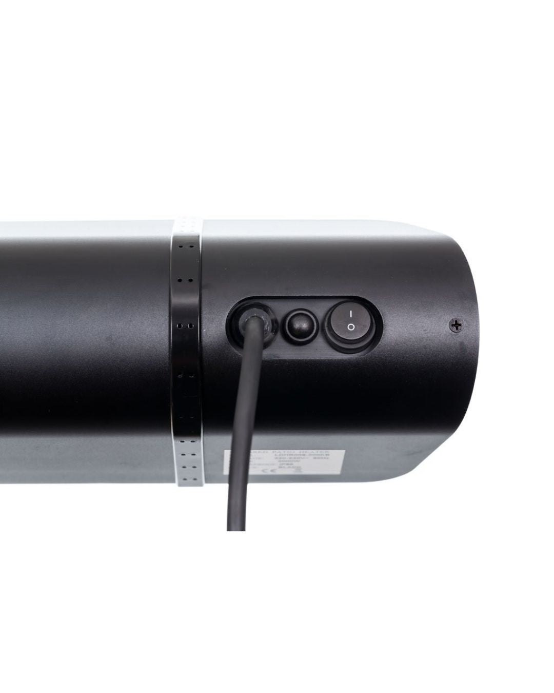 Infrarotstrahler in der Rückansicht